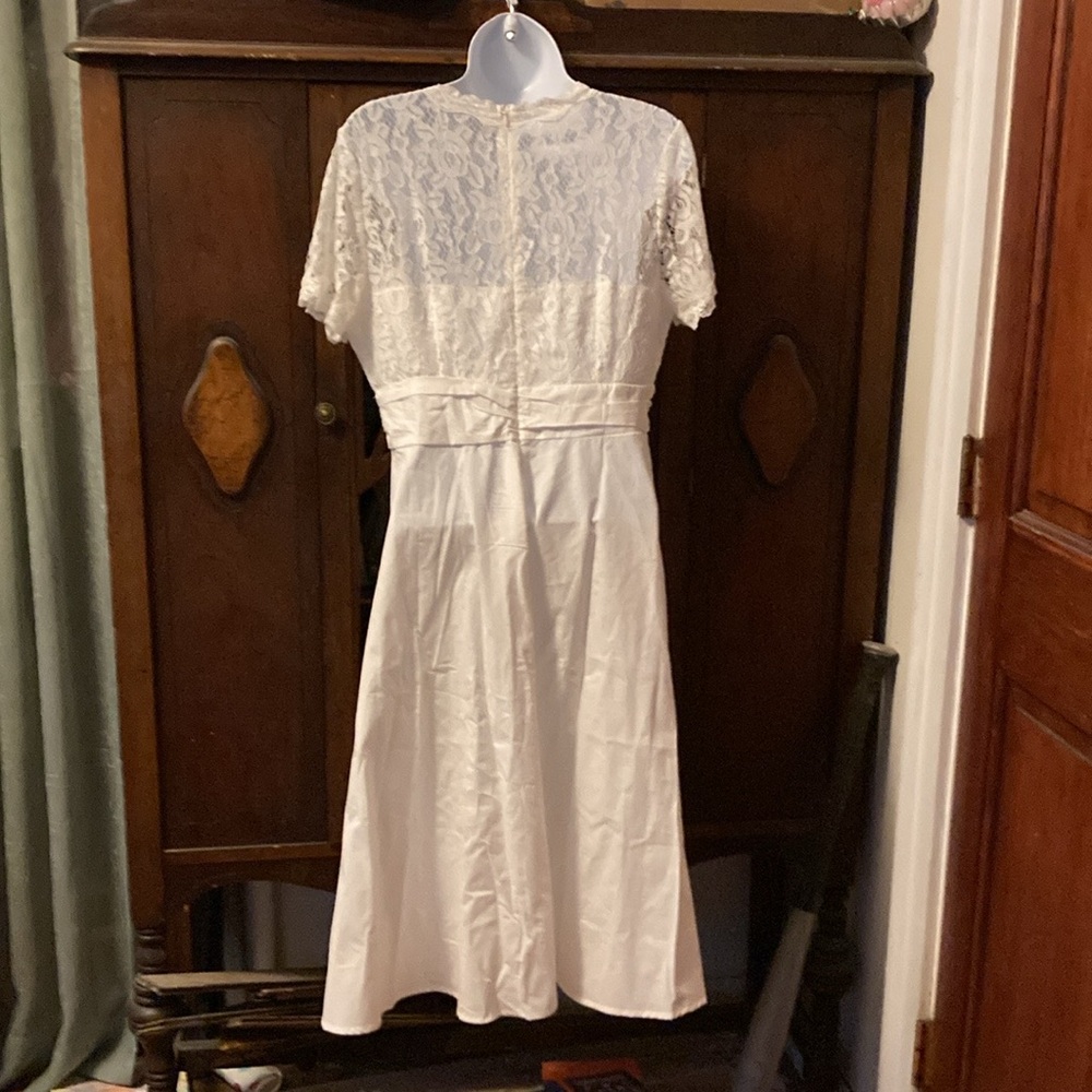White size large dress